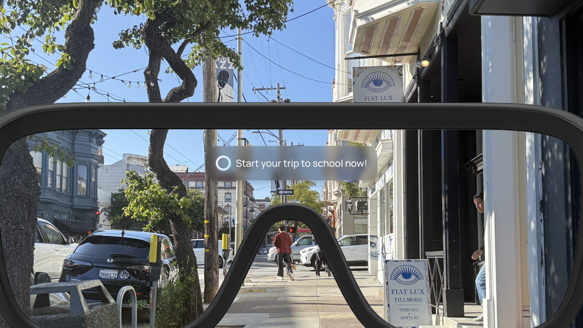 NOVA AR view — Start your trip to school now!