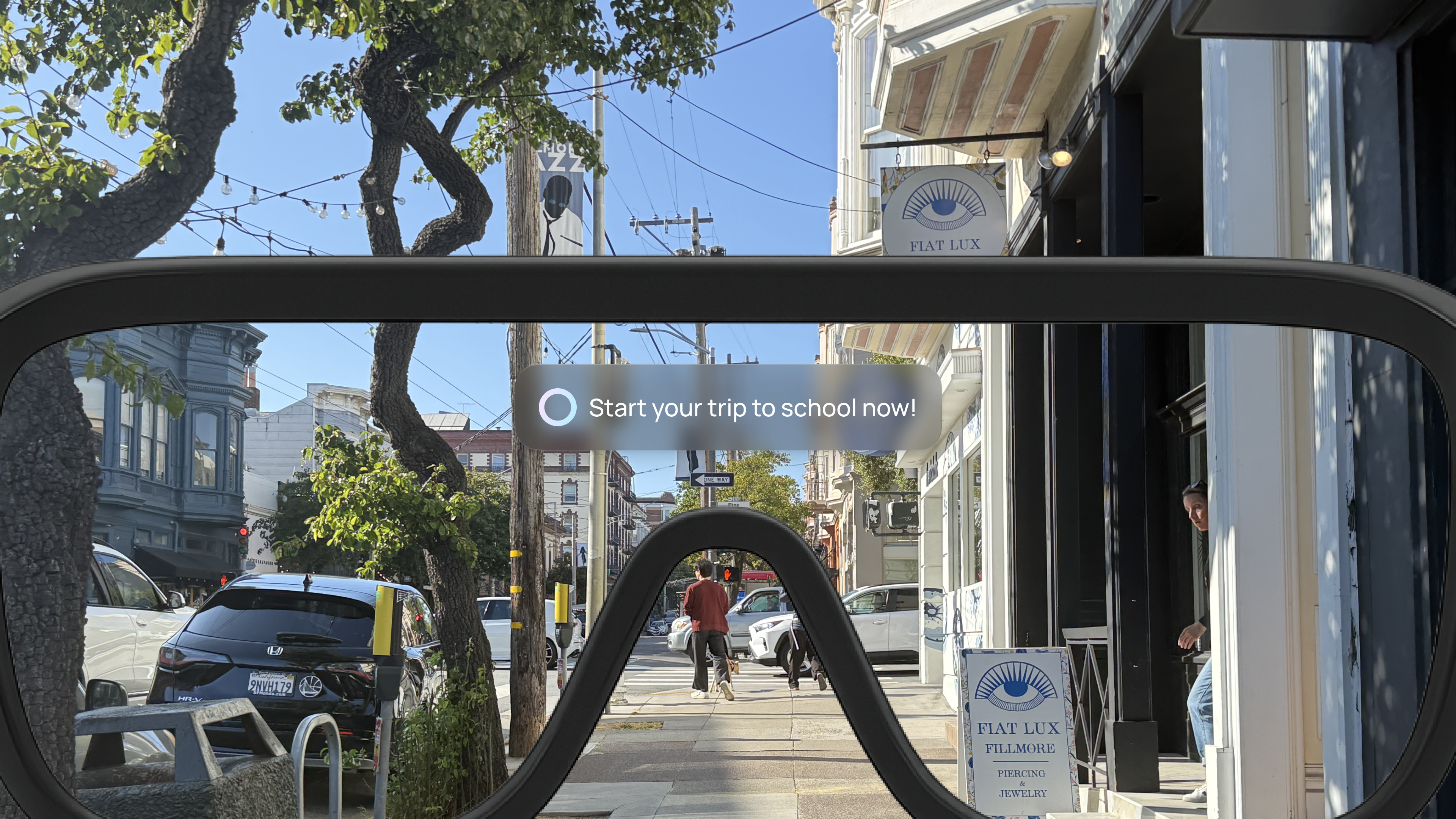 NOVA AR view — Start your trip to school now!