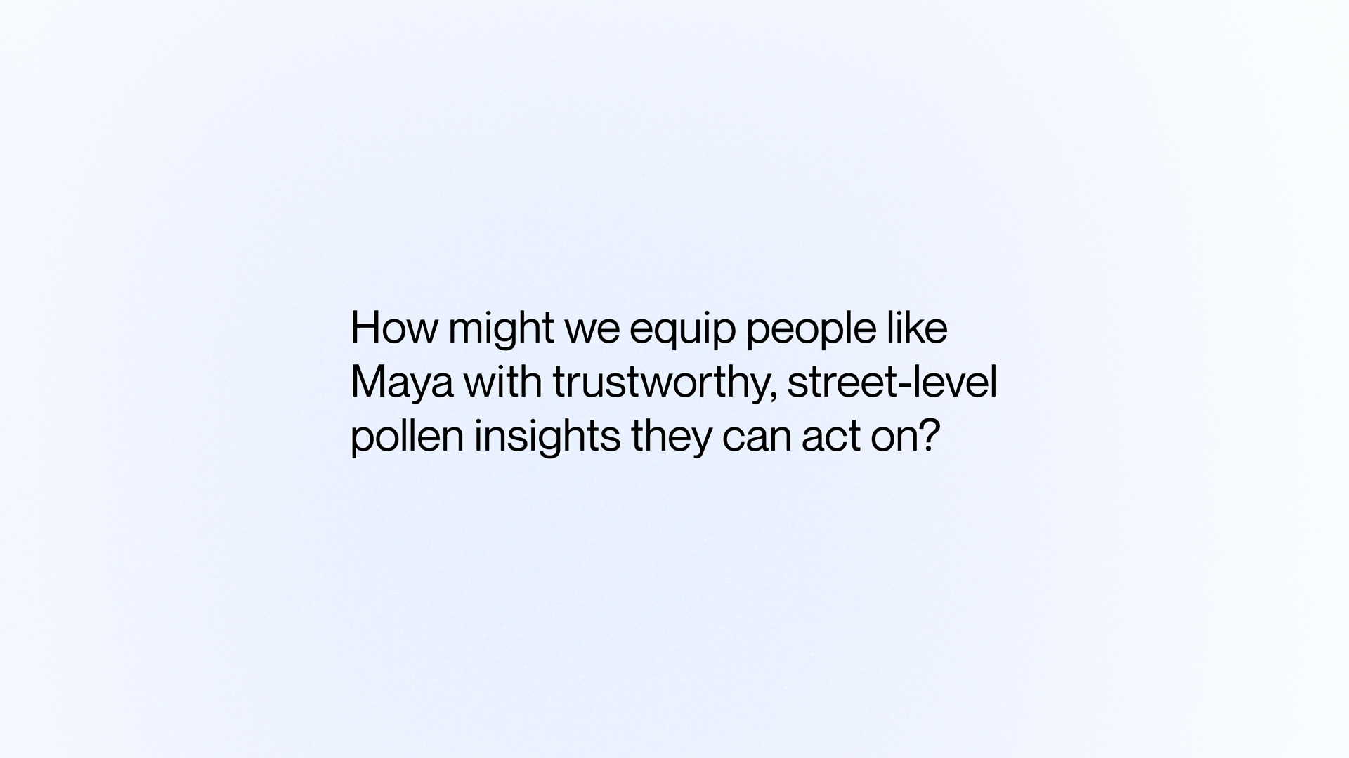 Our starting playbook