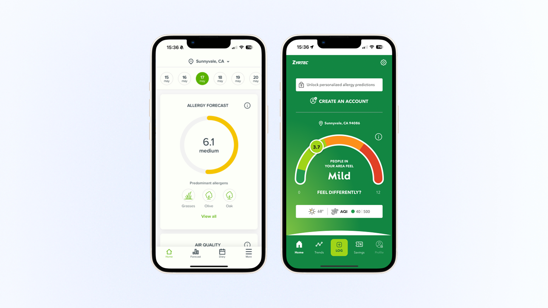 Competitive analysis of existing pollen apps